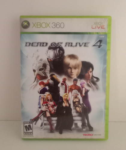 Jogo Dead Or Alive 4 Xbox 360 - Original Envio Rápido! (Recondicionado)