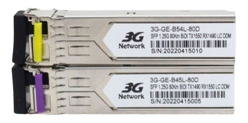 Sfp Transceiver  1.25g 80km Bidi   Tx1490 Rx1550 Lc Ddm 