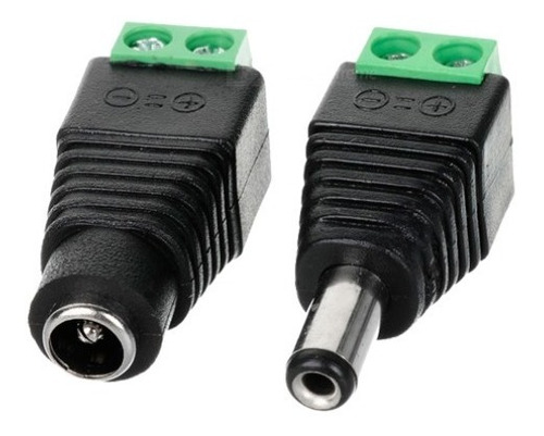 Imagen 2 de 4 de Juego De Plug Macho/hembra Bornera Conector De Fuente