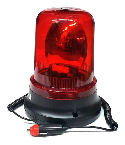 Baliza Giratoria 12 Volts  Roja