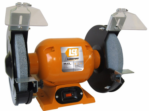 Amoladora De Banco 2 Piedras 1/2hp 375w 6'' Lusqtoff Ab-375