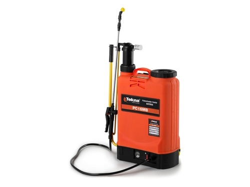Pulverizador Costal 16l A Bateria 12v Pc16mbtk Tekna