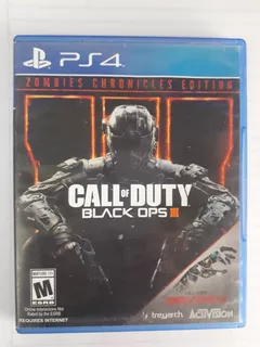 Call Of Duty Black Ops 3 Zombies Chronicles Edition - Ps4