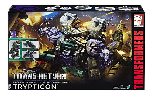 Transformers Generaciones Titanes Volver Titán Clase Tryptic