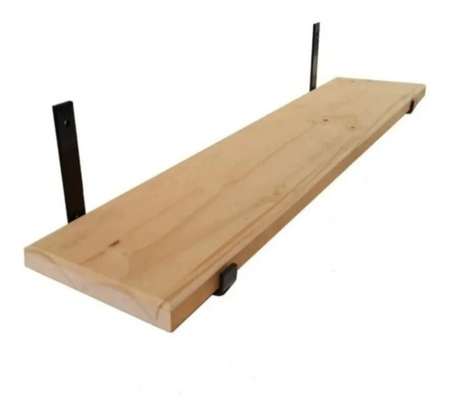 Estante Económico,madera De 100x28 Con 2 Mensulas Durarte.uy
