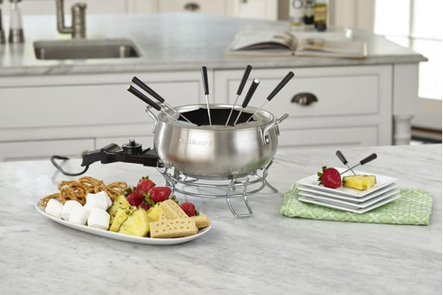 Cuisinart Cfo-3ss Fondue Eléctrica, 6.12 X 10.50 X 7.00