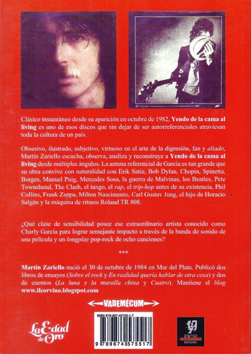 Imagen 2 de 2 de Libro No Bombardeen Barrio Norte. Charly García