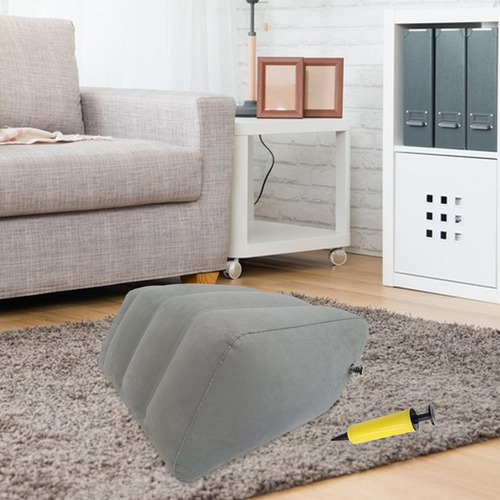 Cuña Almohada Dormir Relax Inflable Pierna Almohada