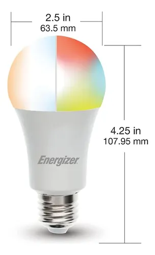 Bombilla Led Rgb Multicolor Y Multicolor Con Control De Voz