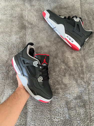 Jordan Retro 4 Bred Negro 22.5-28