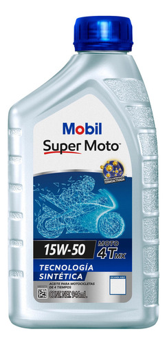 Mobil Super Moto 4t Mx 15w-50 Litro Mobil 127901