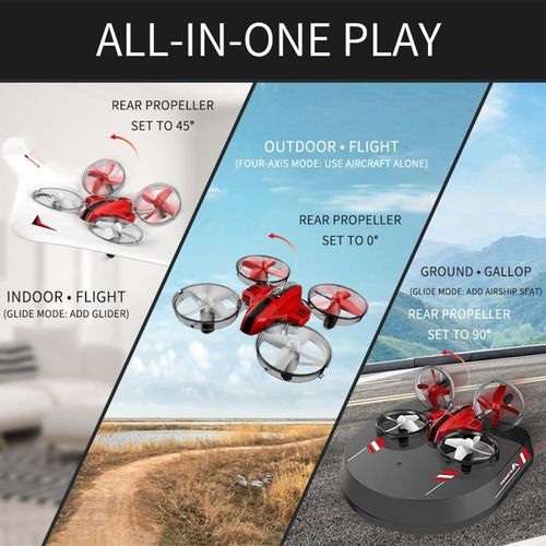 Drone Hovercraft Deslizador Lishitoys L6082 3en1