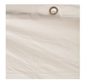 Protectores Para Cortina De Baño De Polietileno Blanco