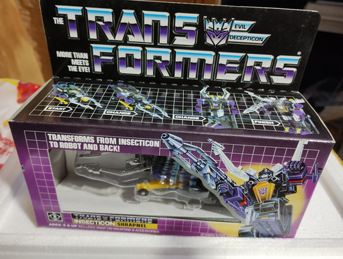 Transformers G1 Ko Insecticon Shrapnel (Usado)