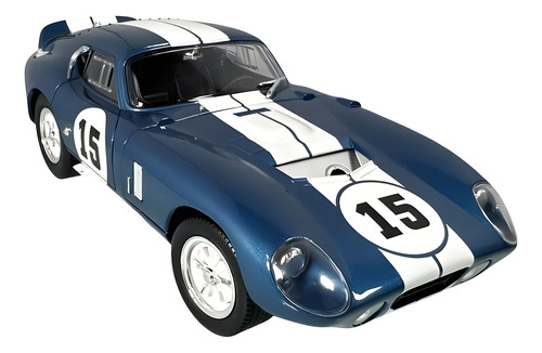 Shelby Cobra Daytona Coupe 1965 #15 - Az Road Signature 1/18 Azul