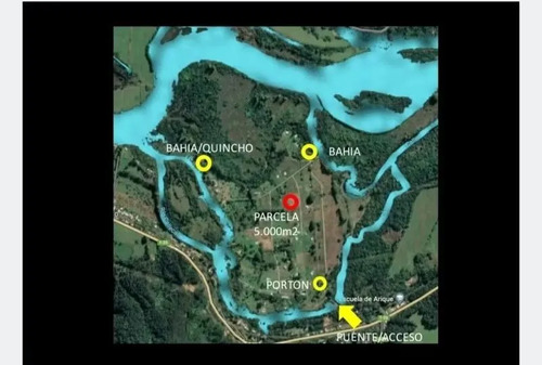 Media Hectárea En Condominio En Isla Huape, Arique