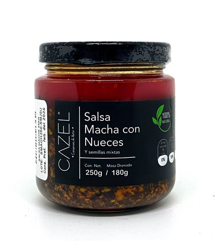 Salsa Macha Con Nueces Y Semillas Oaxaca 220g