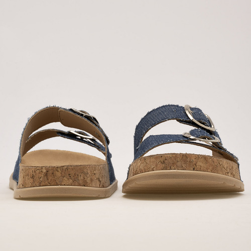 Sandalia Plataforma Mujer Via Moda Mezclilla 121-773