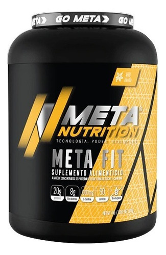 Proteina - Meta Nutrition - Meta Fit - 4 Lbs - 50 Servicios - Sabor Chocolate