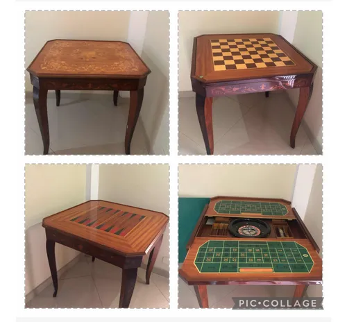 Fina Mesa Inglesa De Juegos (Usado)