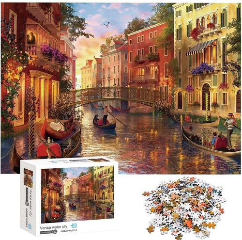 Rompecabezas 1000 Pzas Venice City Puzzle Canales Venecia Ed
