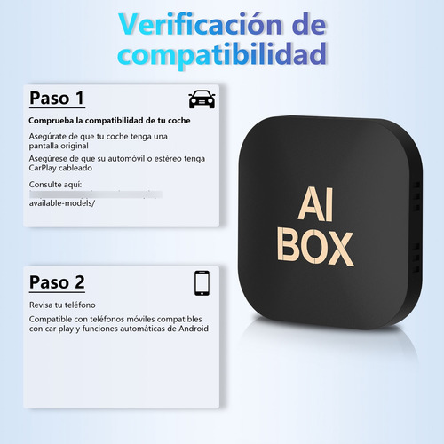 Carplay Adaptador Ai Box Cableado Inalámbrico Para Automóv