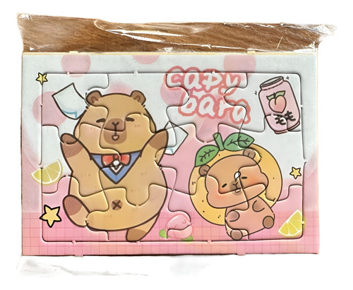 Capibara Mini Puzzle Sorpresa Cumpleaños Pack 20 Set (100 U)