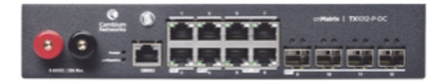 Switch Cnmatrix Wisp Tx1012-dc-p De 8 Puertos Poe Y 4 Sfp+,