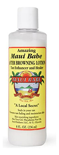 Maui Bebé Después Browning Tanning Lotion 8 Onzas.