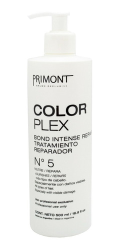 Primont Color Plex Mascara Tratamiento Reparador N°5 500ml