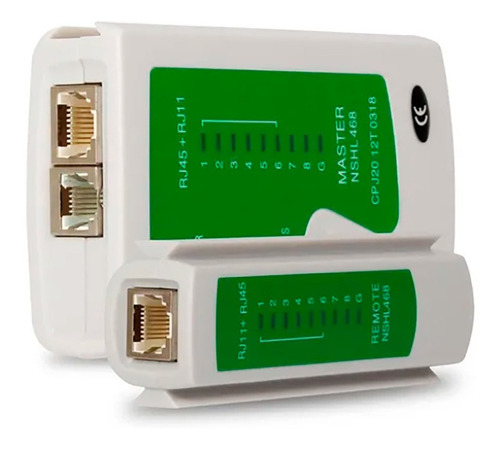 Testador Rj45 Testador De Cabos Rede Lan Rj45 Rj11 Testefull