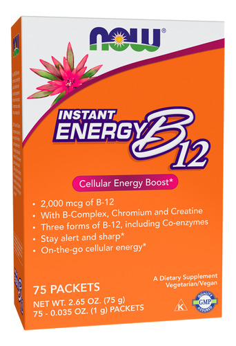 Complexo B-12 Now Foods Caixa Com 75psc Importado
