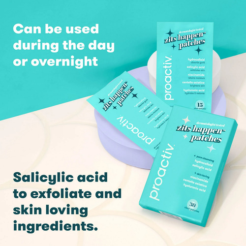 Parches Proactiv Zits Happen Patches 30pz Americano Todo Tipo De Piel Día/noche
