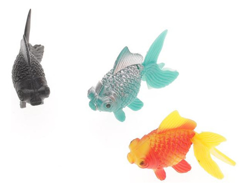 5x Peces Artificiales De Plástico Flotante Adorno Móvil
