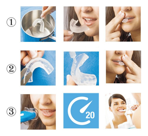 New Clareamento Dental Led Com Peróxido De 3 Carbamidas