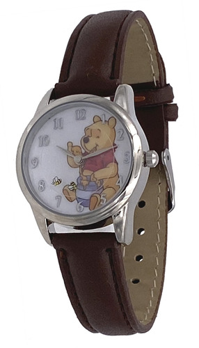 Reloj Analógico Disney Wp5012 Winnie The Pooh Banda De Cue