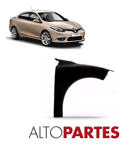 Guardabarro Fluence 2010 11 12 13 14 15 16 17 2018 Derecho