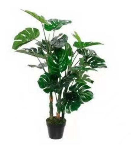 Arbol Artificial De Monstera + Maceta De Regalo  1.5 Metros