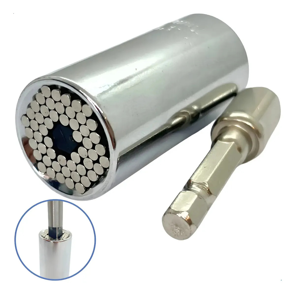 Soquete Universal Inteligente 7-19mm Adaptador Parafusadeira