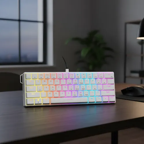Internacional) Teclado Mecânico Ajazz Nk61 60% Rgb Com Fio nk 61