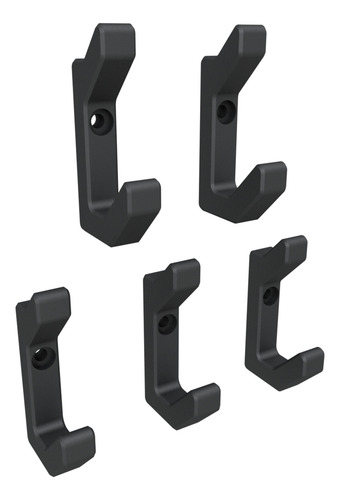 Pack 5 Colgador Pared Soporte Para Ropa Perchero + Tornillos