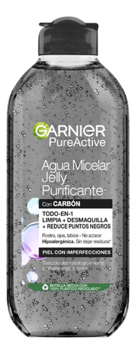 Agua Micelar Garnier Skin Active Facial Jelly Carbón 400ml
