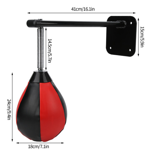 Kits De Sacos De Boxeo De Pared Para Entrenamiento De Veloci