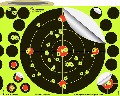 Splatterburst Targets - Roll Of (100) 8 Inch Stick & Splatte