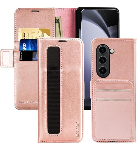 Funda Tipo Cartera Para Galaxy Fold 5 5g Con Soporte Para Bo