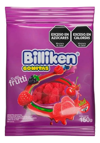 Gomitas Billiken Tutti Frutti 150 Gr.