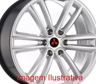 Imagem 4 de 5 de 4 Calota Miolo Centro Roda Mitsubishi Triton + Kit Válvula