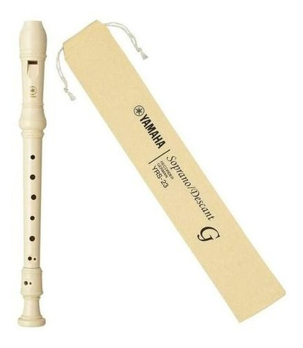 Flauta Doce Germânica Soprano Yamaha Yrs23g Original + Nf