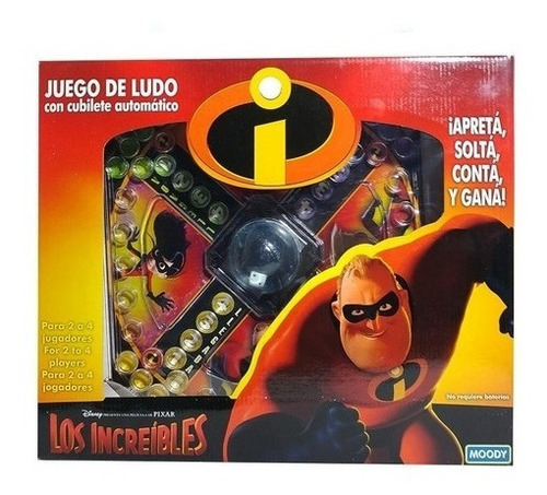 Imagen 1 de 4 de Increibles Ludo Matic Juego De Mesa Moody 508