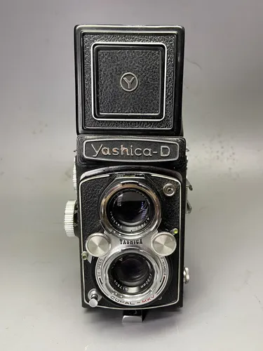 Yashica D Câmera Analógica Perfeita Na Caixa E Com Correia